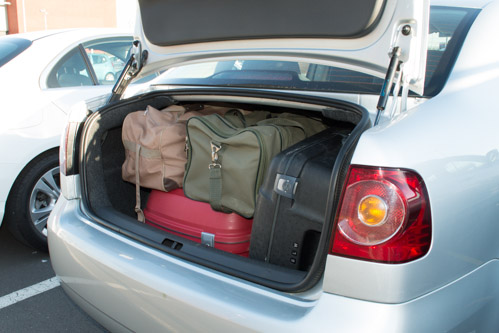 Toyota Corolla Quest TMS boot space test