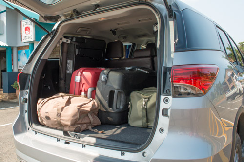 Toyota Fortuner 4x2 TMS boot space test